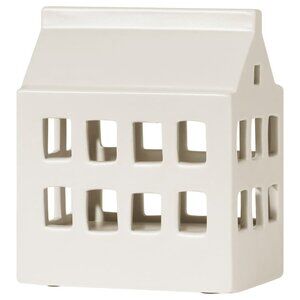 New !  IKEA STRÅLA LED Table Decoration Ceramic White off 505.824 .73